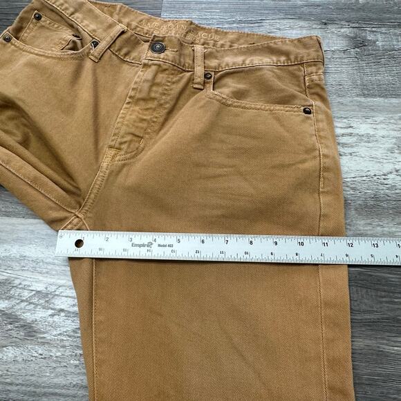 AEO‎ American Eagle Outfitters Tan Mens 32x32 (32x31)Straight Leg Chinoi Pants - Picture 10 of 11